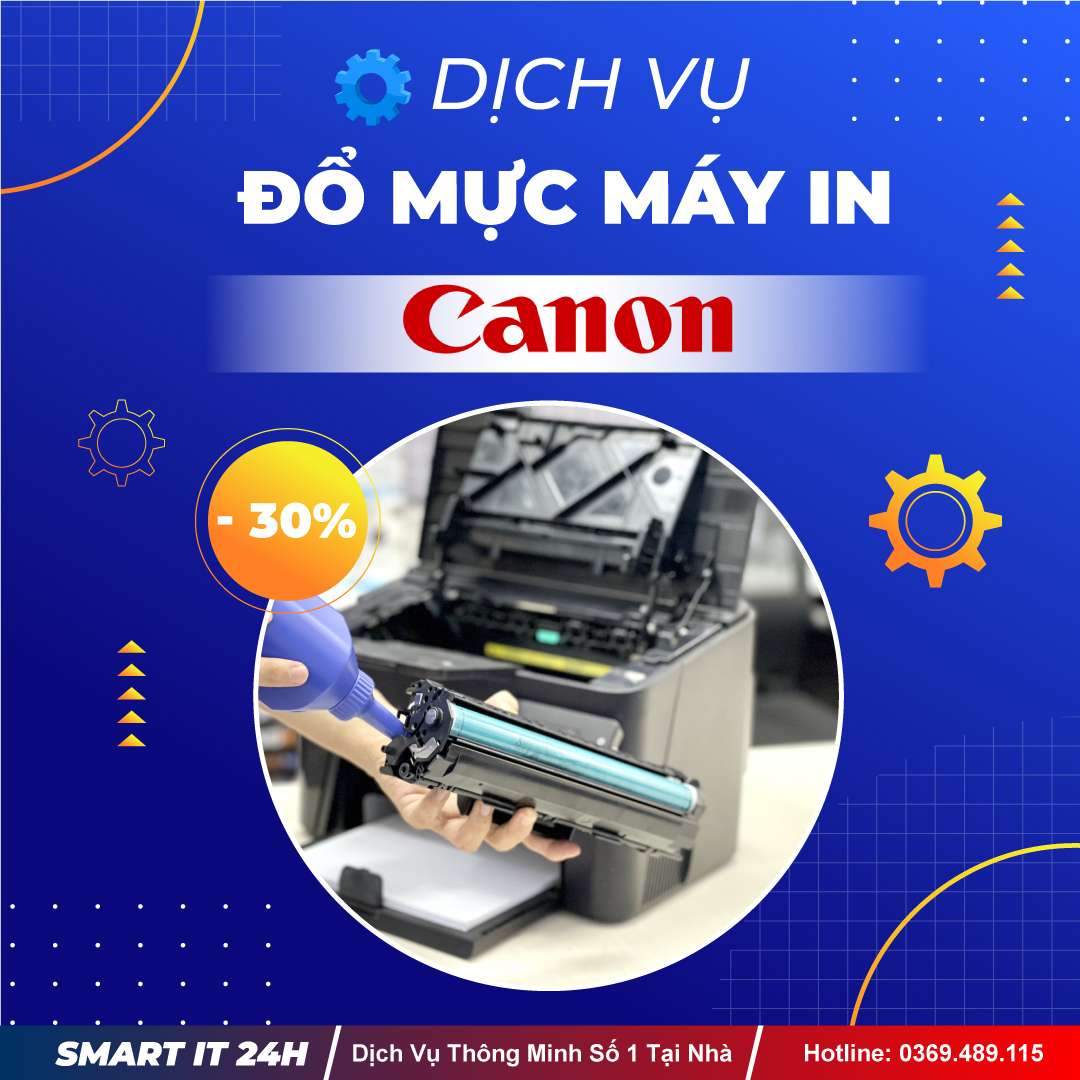 Đổ Mực Máy In Canon Tại Nhà
