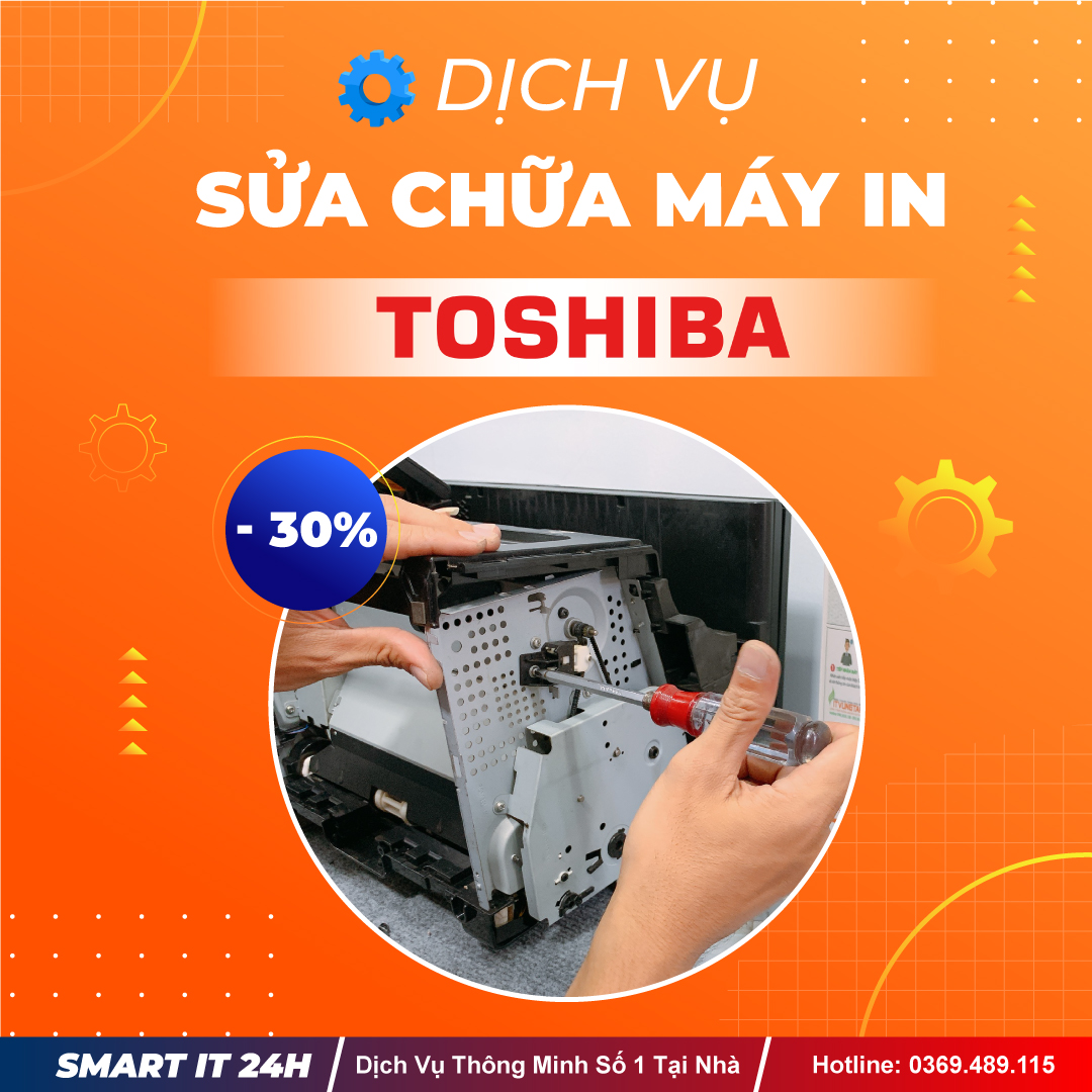 Sửa máy in Toshiba tại nhà
